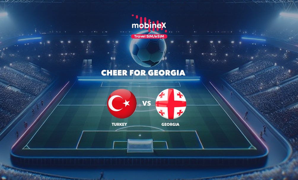 Support the Georgian National Team with mobineX in Turkey